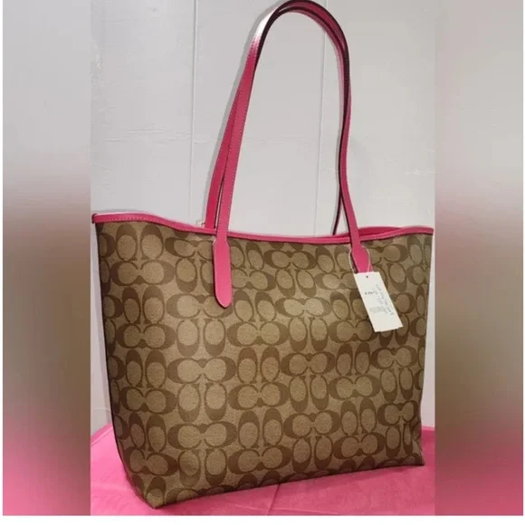 Coach large tote with matching wallet. - Picture 2 of 8